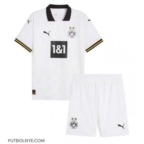 Camiseta Borussia Dortmund Tercera Equipación para niños 2024-25 manga corta (+ pantalones cortos)